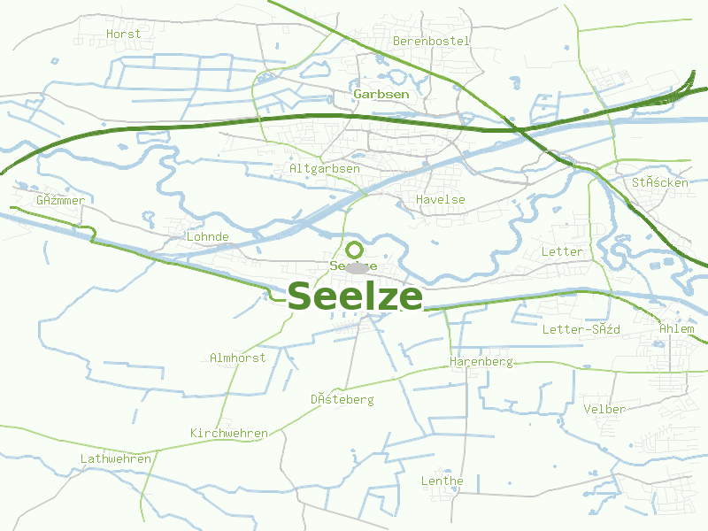 Karte von Seelze