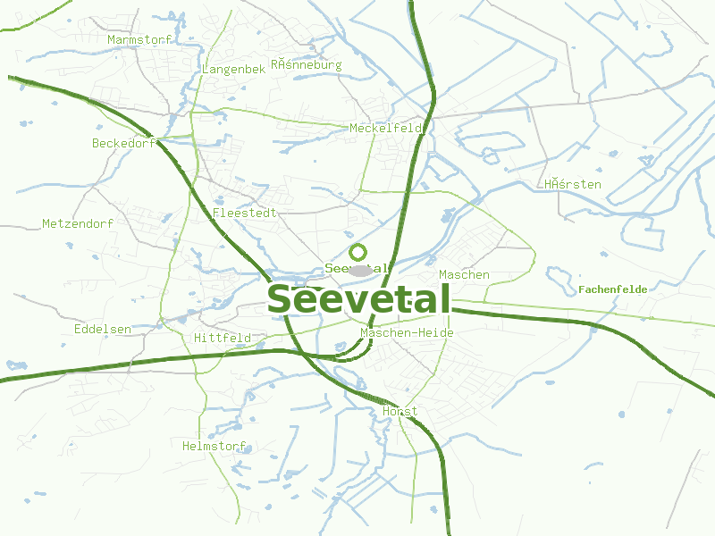 Karte von Seevetal