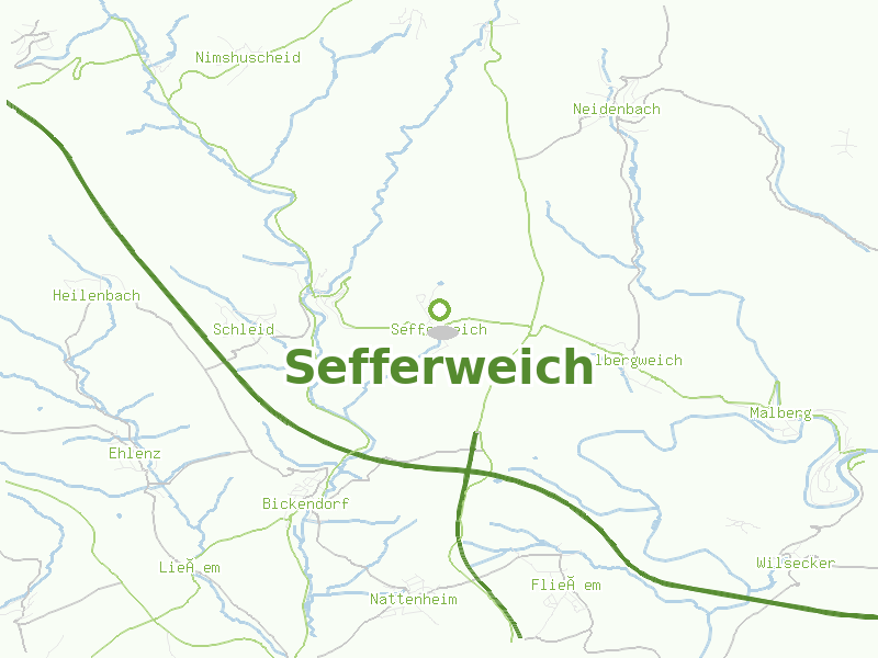 Karte von Sefferweich