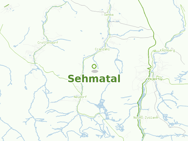 Karte von Sehmatal