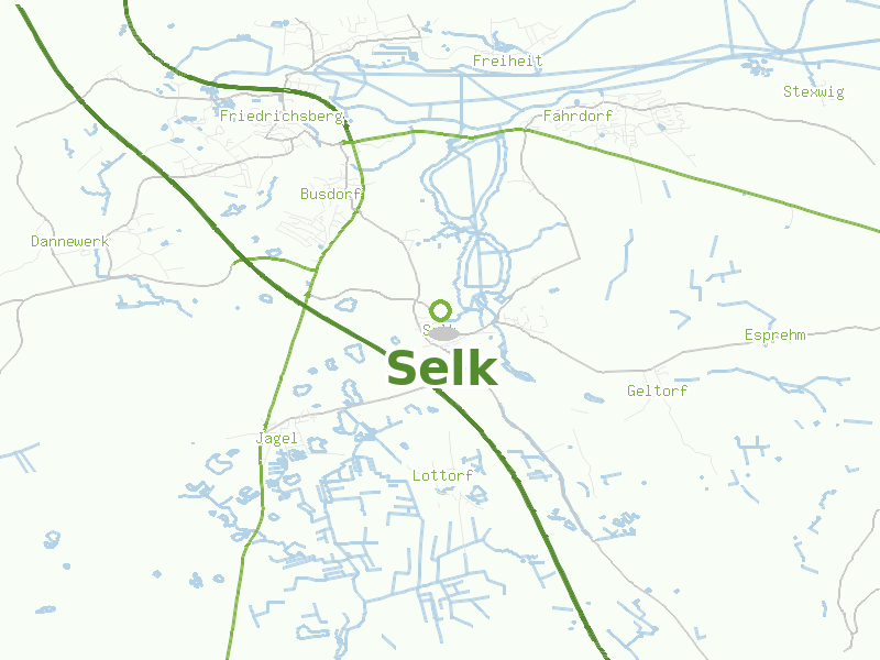 Karte von Selk