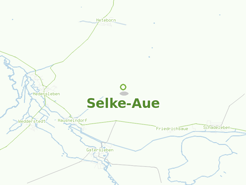 Karte von Selke-Aue