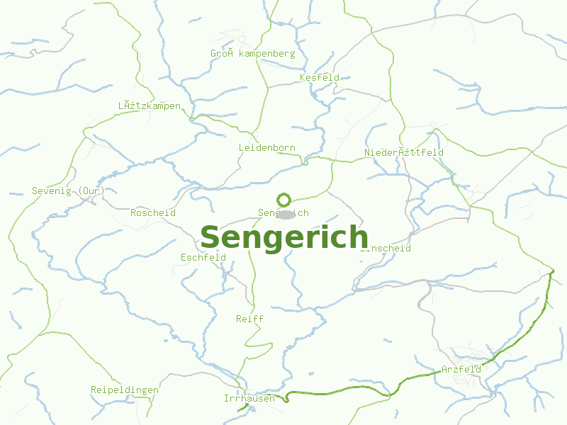 Karte von Sengerich