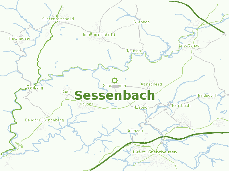 Karte von Sessenbach