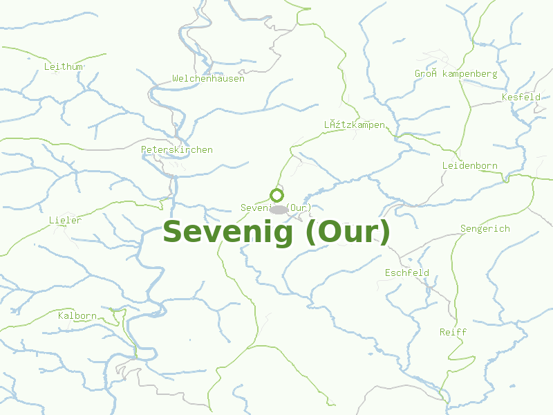 Karte von Sevenig (Our)