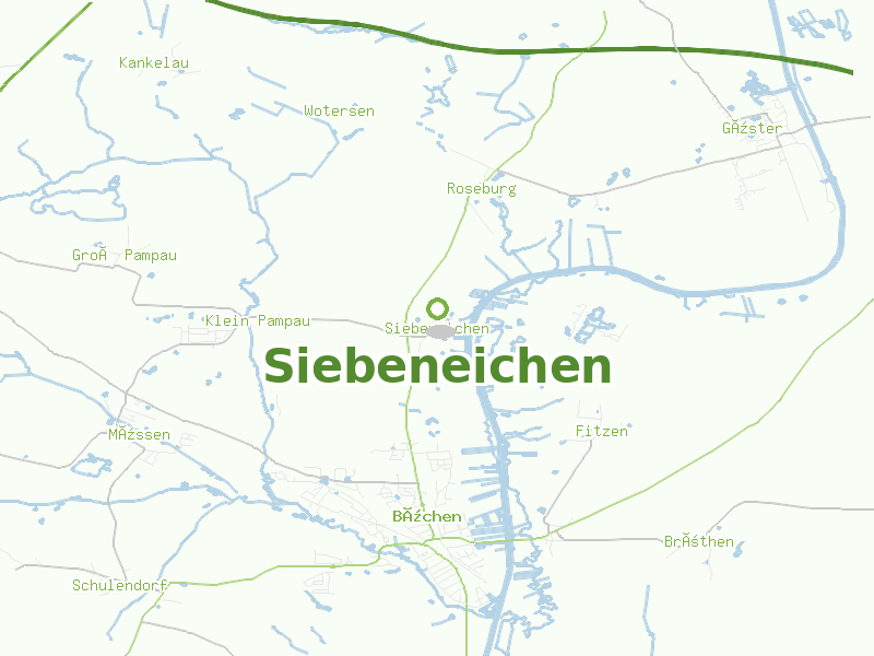 Karte von Siebeneichen