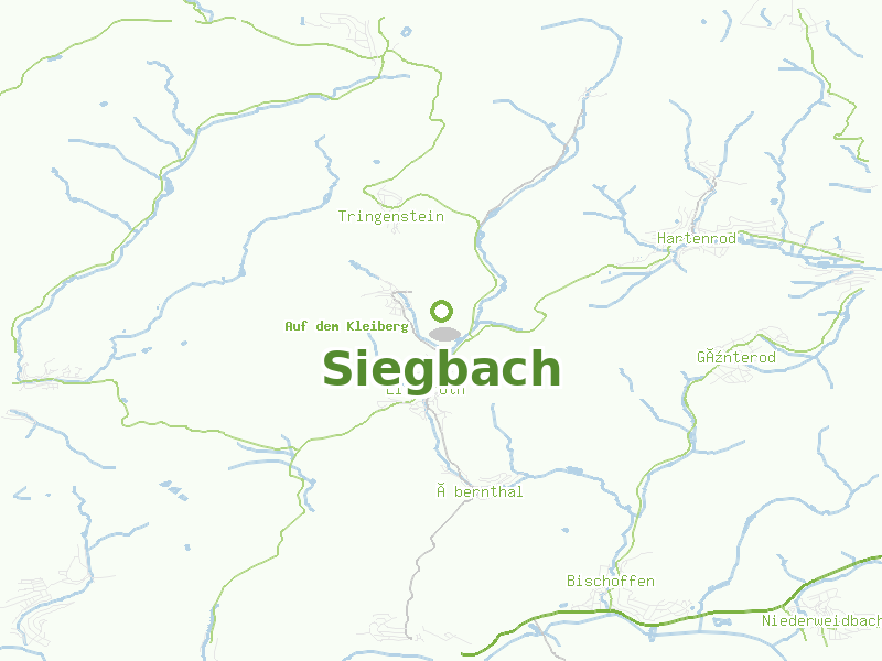 Karte von Siegbach