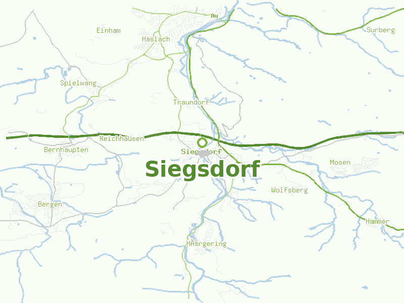 Karte von Siegsdorf