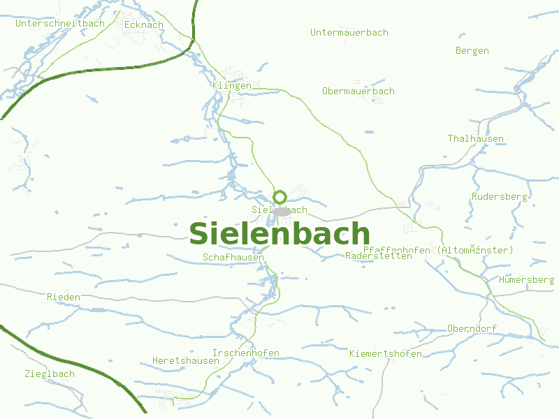 Karte von Sielenbach