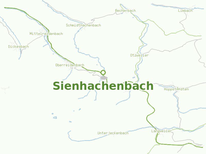 Karte von Sienhachenbach