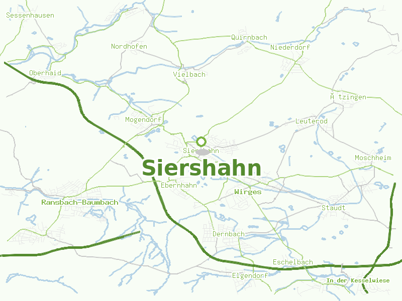 Karte von Siershahn