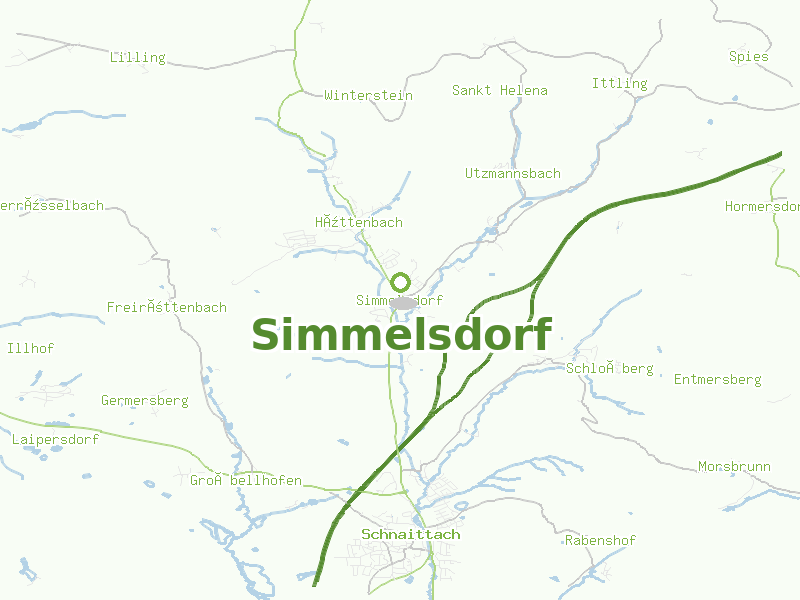 Karte von Simmelsdorf