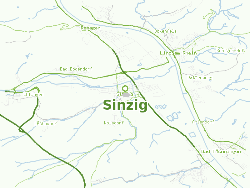 Karte von Sinzig