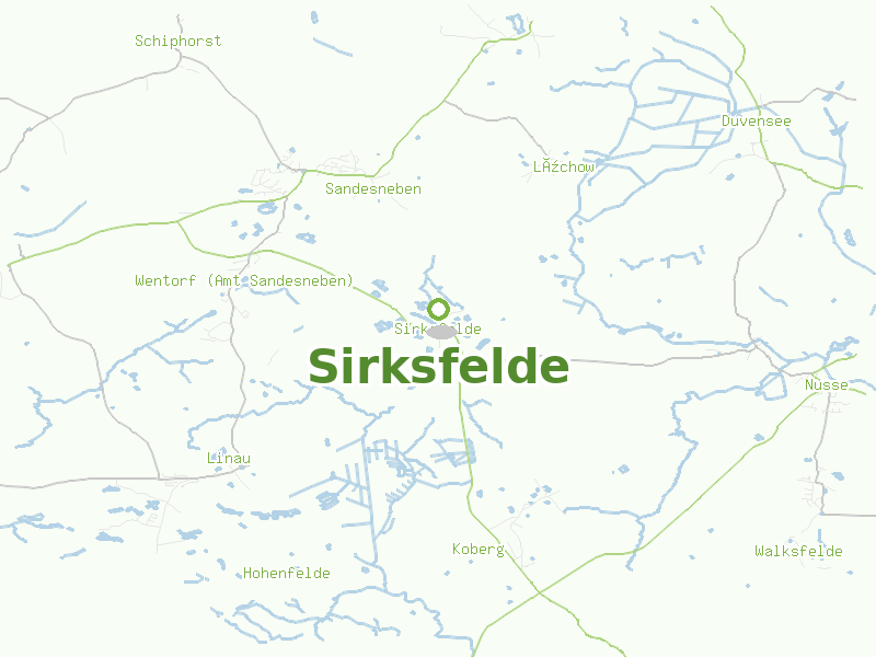 Karte von Sirksfelde