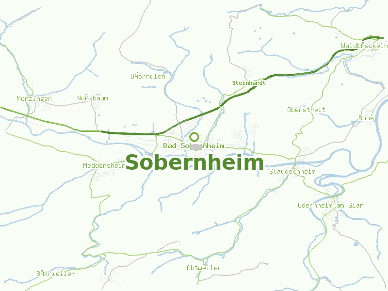 Karte von Sobernheim