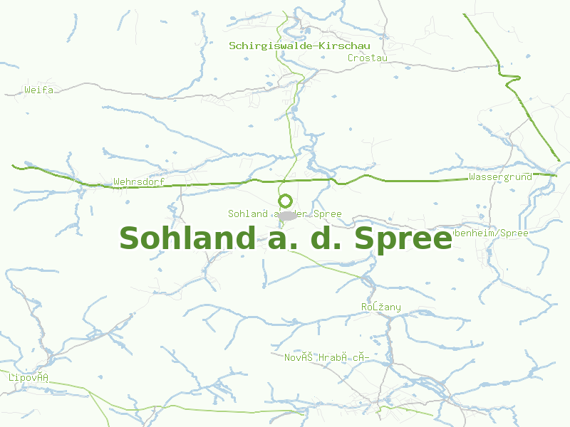 Karte von Sohland a. d. Spree