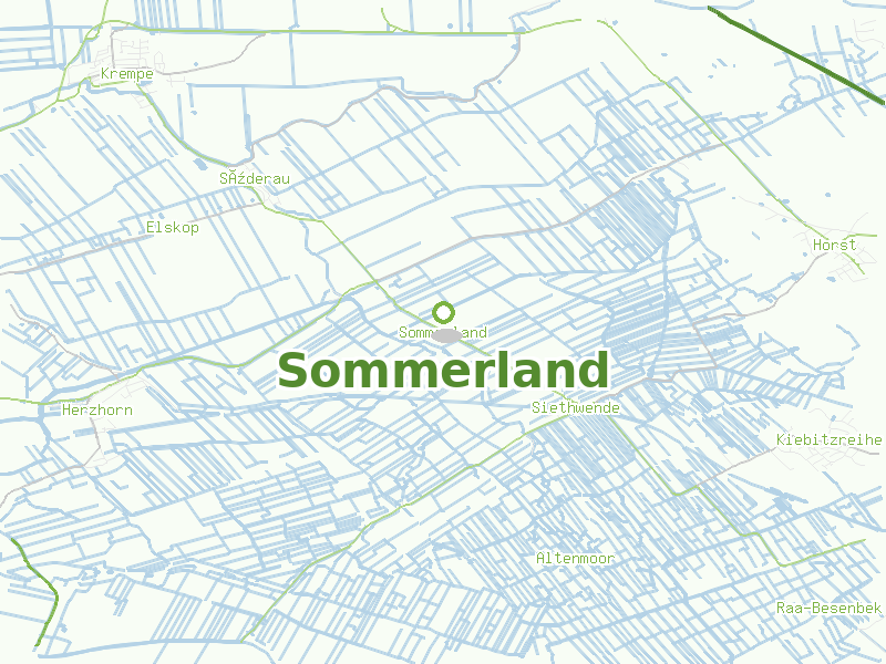 Karte von Sommerland