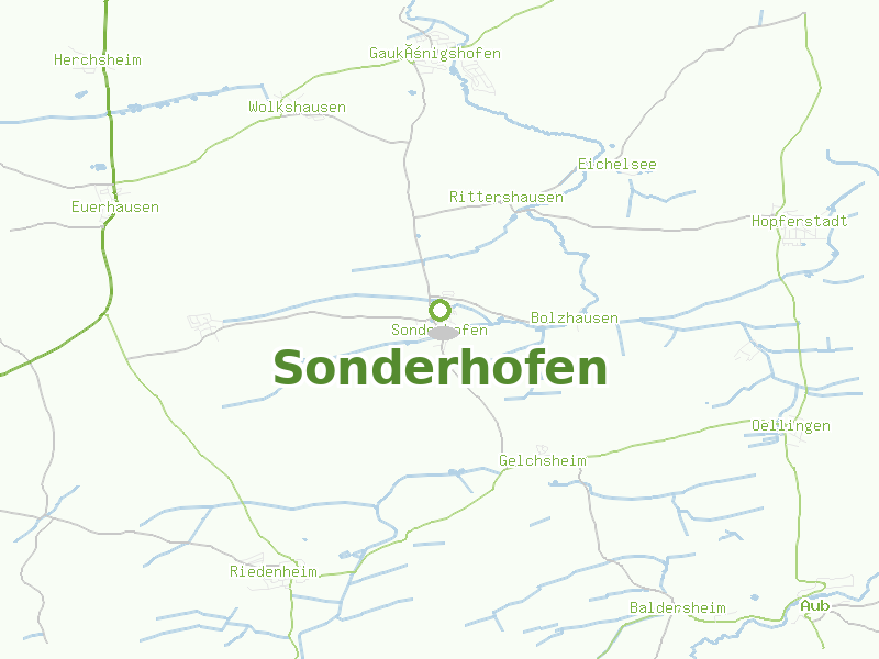 Karte von Sonderhofen