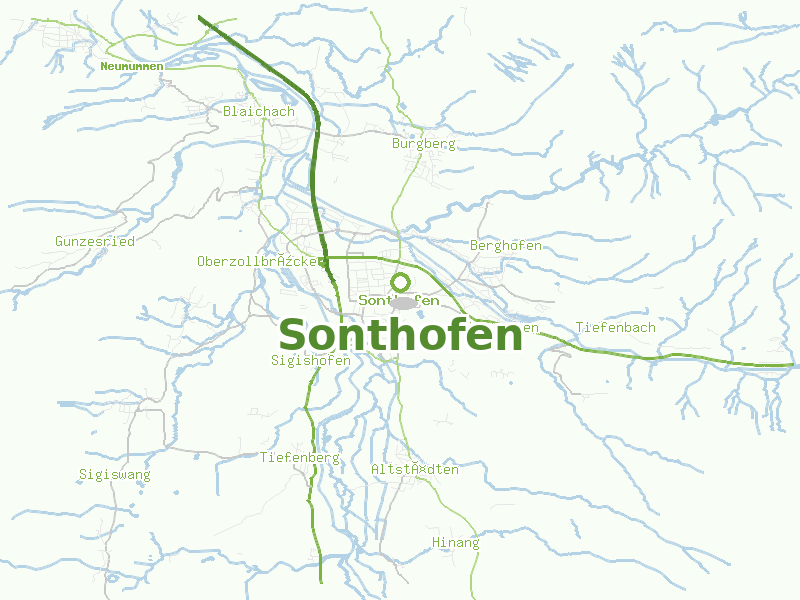 Karte von Sonthofen