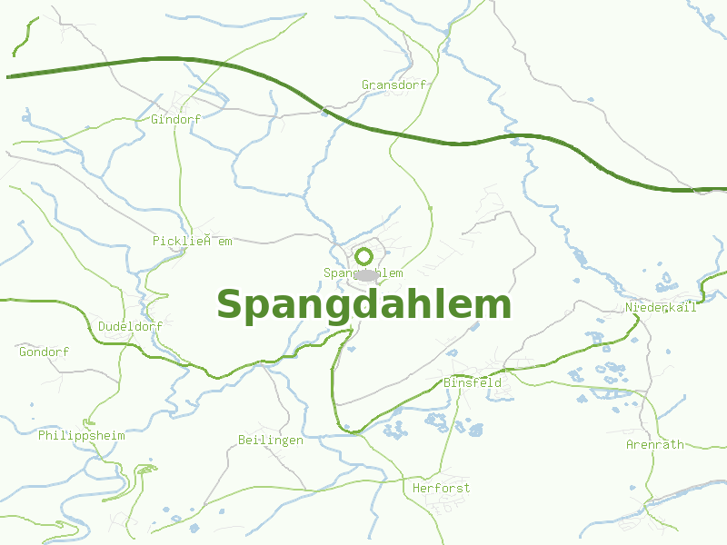 Karte von Spangdahlem