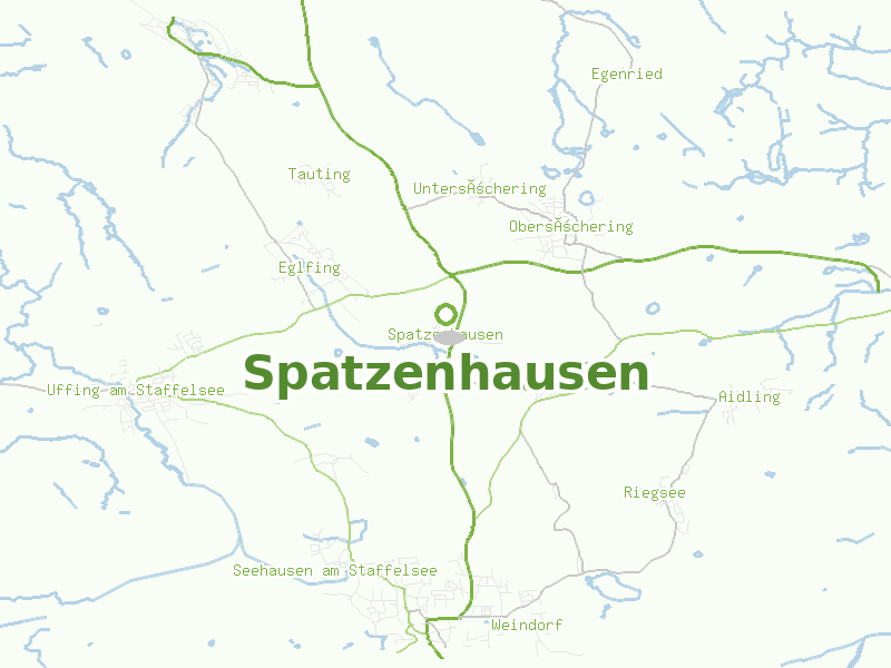 Karte von Spatzenhausen