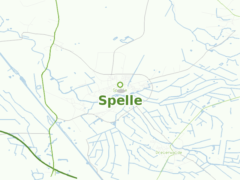 Karte von Spelle