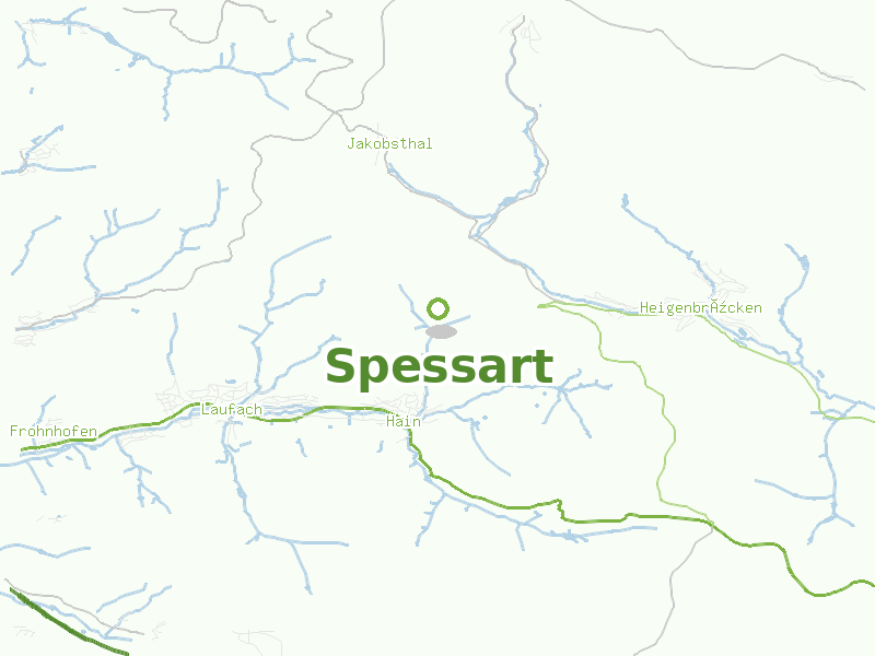 Karte von Spessart