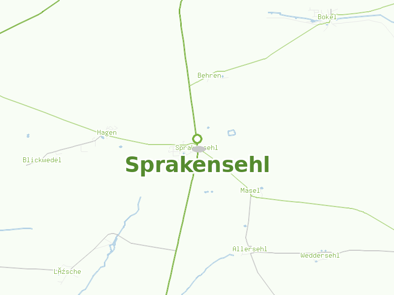 Karte von Sprakensehl