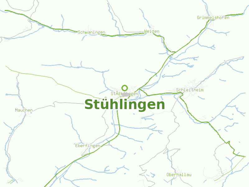Karte von Stühlingen