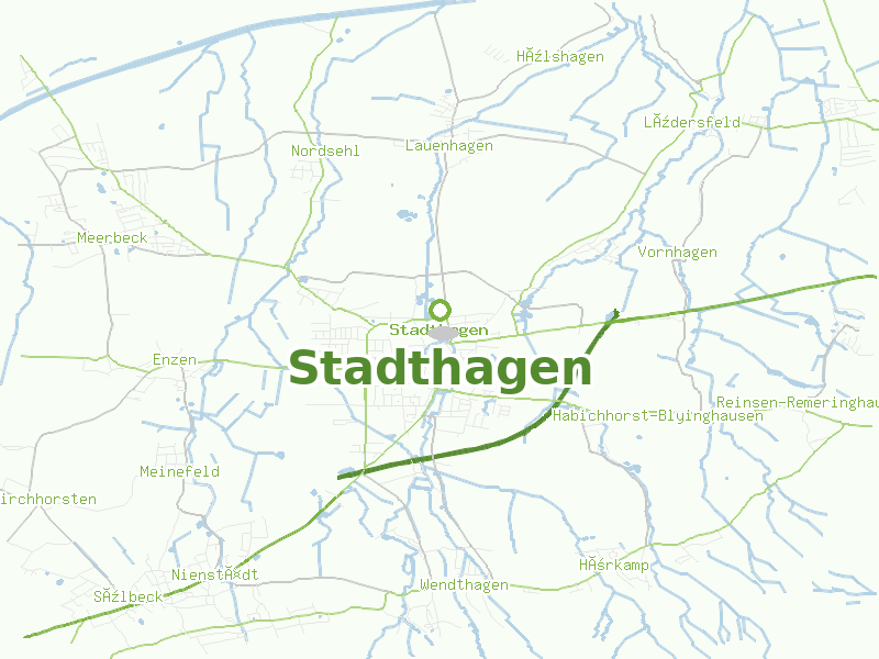 Karte von Stadthagen
