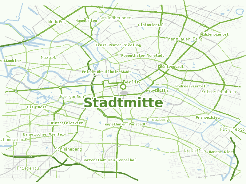 Karte von Stadtmitte