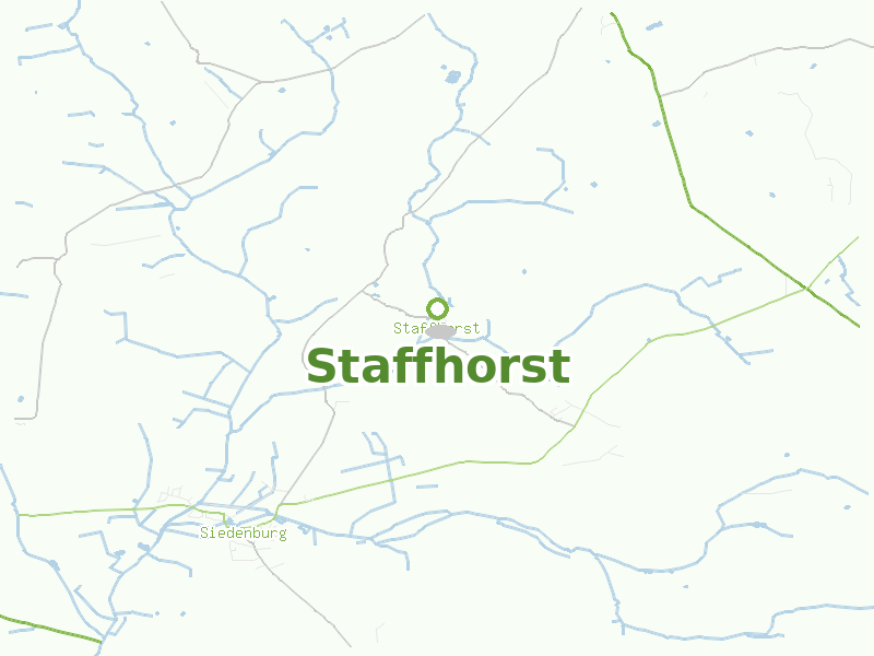 Karte von Staffhorst