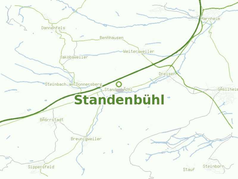 Karte von Standenbühl