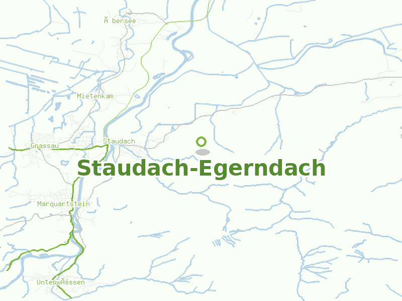 Karte von Staudach-Egerndach