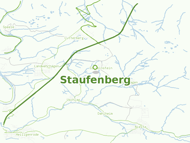 Karte von Staufenberg
