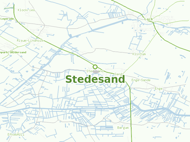 Karte von Stedesand