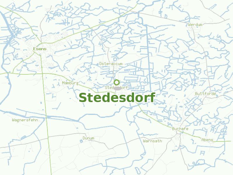 Karte von Stedesdorf