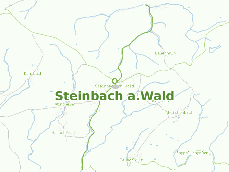 Karte von Steinbach a.Wald