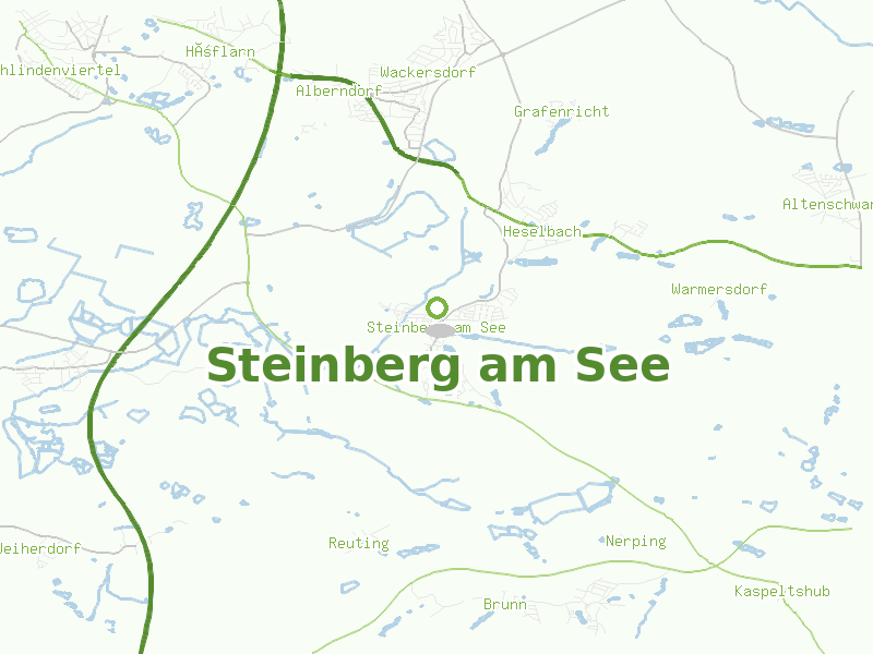 Karte von Steinberg am See