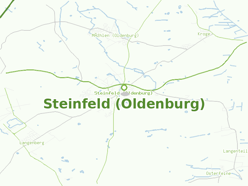 Karte von Steinfeld (Oldenburg)