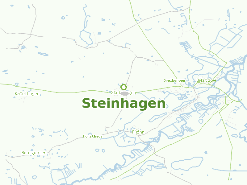Karte von Steinhagen