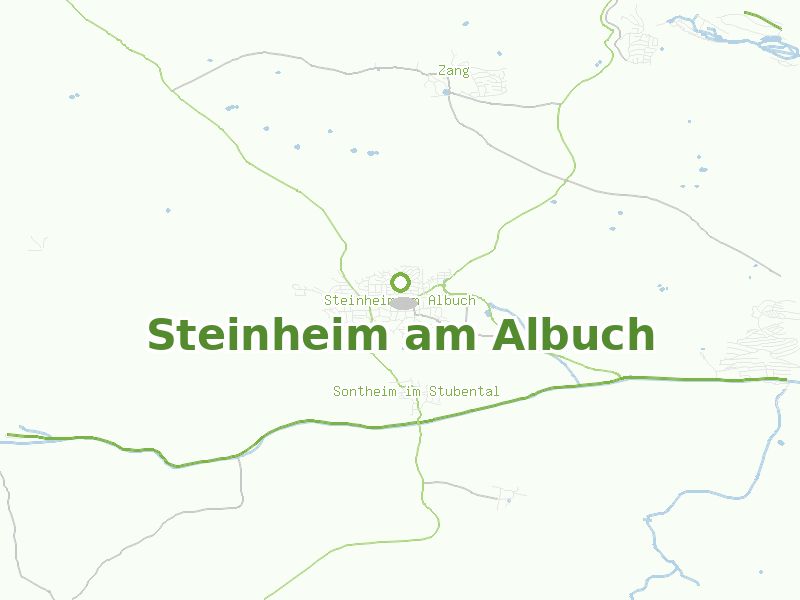 Karte von Steinheim am Albuch