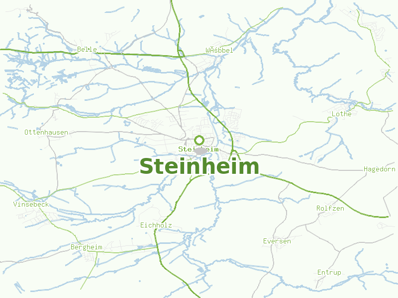 Karte von Steinheim