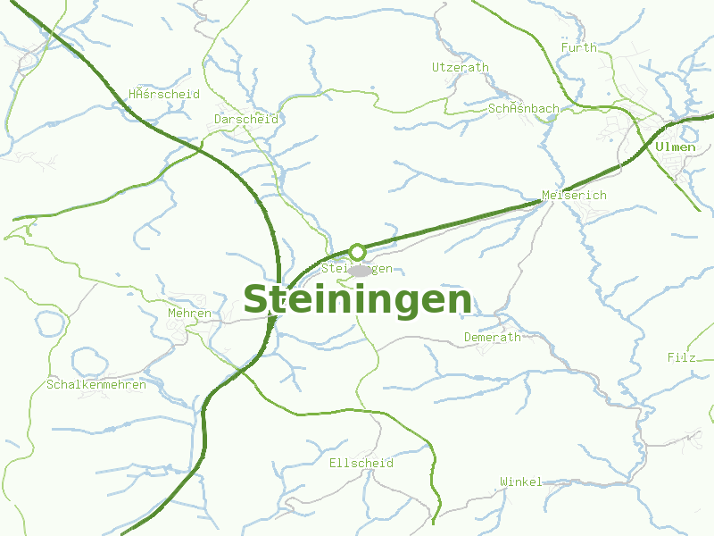 Karte von Steiningen