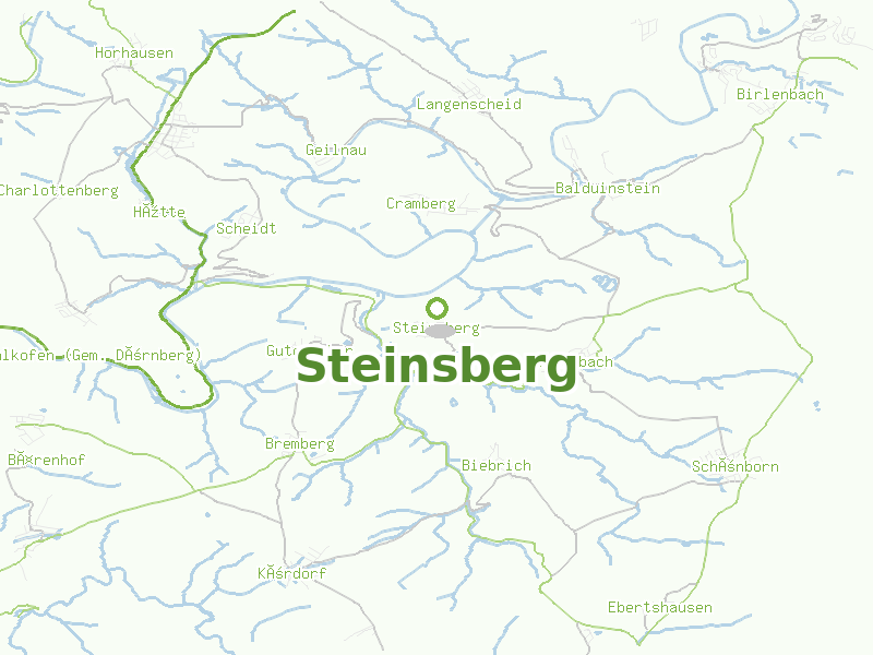 Karte von Steinsberg