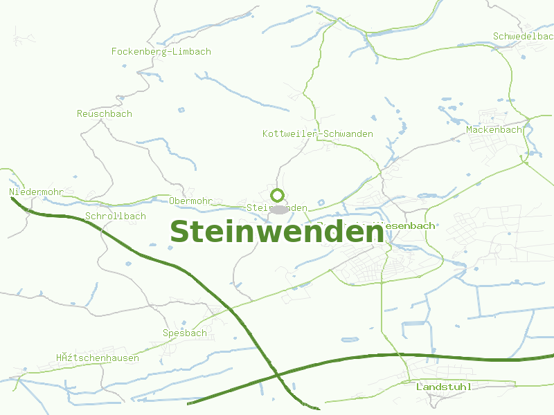 Karte von Steinwenden