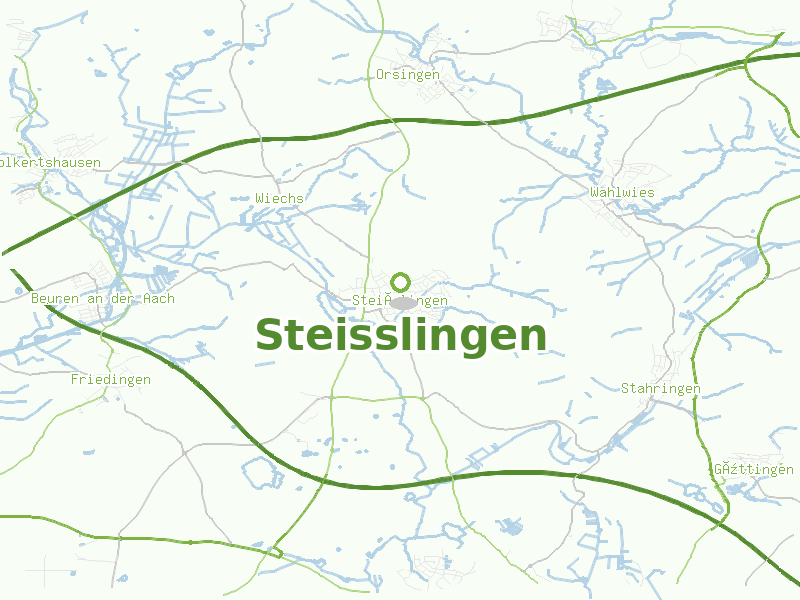 Karte von Steisslingen