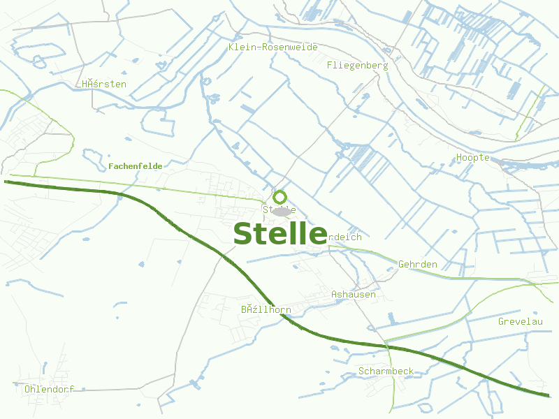 Karte von Stelle