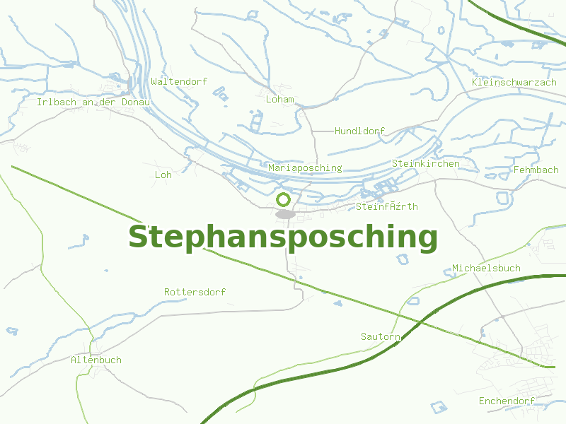 Karte von Stephansposching