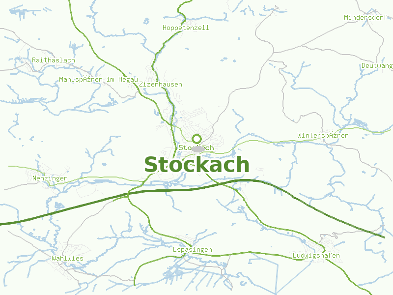 Karte von Stockach